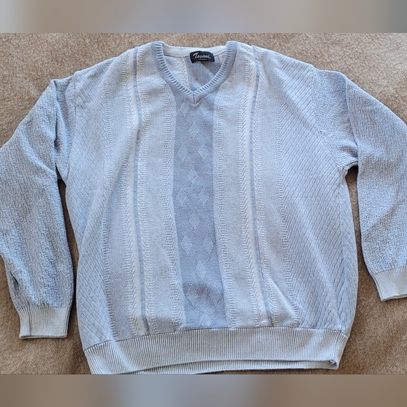Vintage Tosani (Coogi Style) Knit Sweater - Picture 5 of 14